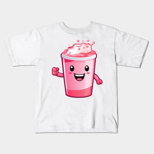 Soft drink cute T-Shirt cute giril Kids T-Shirt